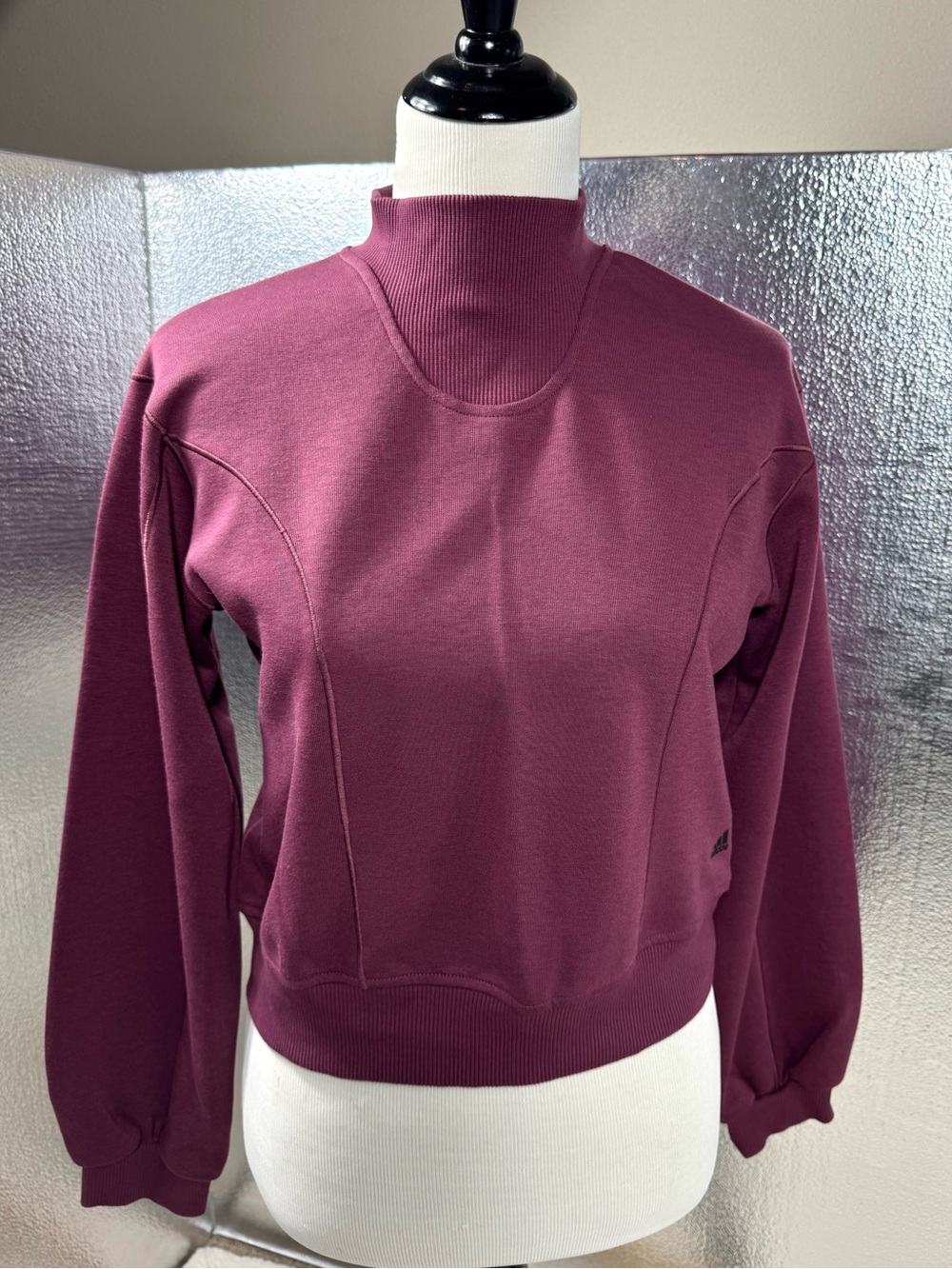 Adidas Yoga Layering Sweatshirt Burgundy